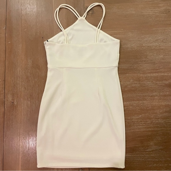 White Double Strap Dress - Picture 3 of 3